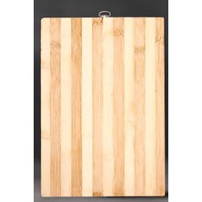Gampus Bambu Kesim Tahtası Ahşap Kesim Panosu 22X32 cm Orta Boy