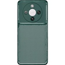 Adige Honor Magic 8 Lite Kılıf Negro Karbon Desen Silikon