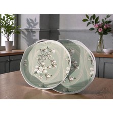 Asel Plast 2 Li Ada Desenli Sunum Tepsisi