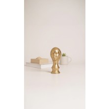 Bojorno Aksesuar Iki Yüzlü Altın Asker Biblo , Soyut Aksesuar