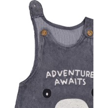 Civil Baby Adventure Awaıts Nakışlı Badili 6-18 Ay Slopet - Gri 12-18 Ay