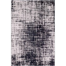 Aren Halı Sunel Modern Gri Polyester ve Pamuklu Kaydırmaz Tabanlı Yıkanabilir Dijital Baskı Halısı