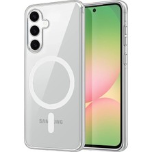 Budi Newface Samsung Galaxy A55 5g Combo Sert Şeffaf Magsafe Kapak - Şeffaf