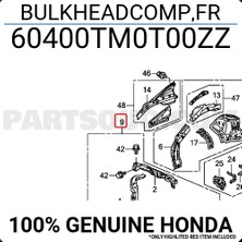 TŞT Honda City Ön Panel 2009-  (Oem No:  60400TM0G00ZZ)