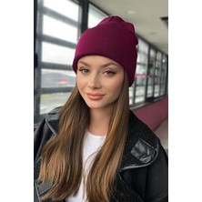 Kokoş Bordo Renk Kışlık Aksesuar