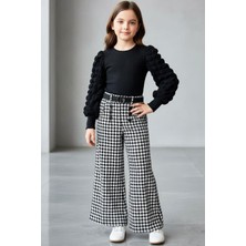 Modanino Kız Çocuk 2'li Takım (Pantolon+Sweat Bluz) 6-10 Yaş 12496