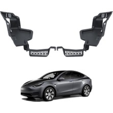 Ramm Tesla Model Y Ön Kaput Içi Su Kılavuz Kanalı - Siyah - 2 Adet Set