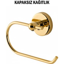 Tesitay Kapaksız Wc Kağıtlık Gold Renk