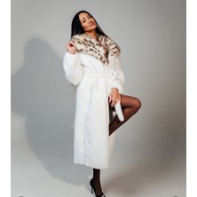 Rabiossa  Kadın Yumuşak Dokulu Ithal Peluş Palto Kürk Kaban