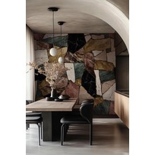 Arkhearts Pietra – Mermer Efektli Kolaj Desenli Kendinden Yapışkanlı Duvar Kağıdı