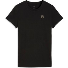 Puma Ess Elevated Tk Kadın Siyah T-Shirt.01