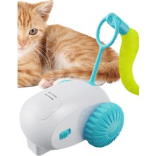 Gampus Şarjlı Robot Kedi Oyuncağı Hareketli Eğlenceli Evcil Hayvan Egzersiz Spor Oyuncağı
