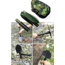 Gampus Taşıma Çantalı Pusulalı Katlanır Portatif Kazma Kürek Seti