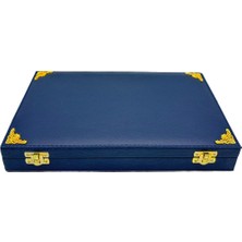 Sezgin Kutu ve Aksesuar Tesbih Kutusu 5 Li Yatay Lacivert