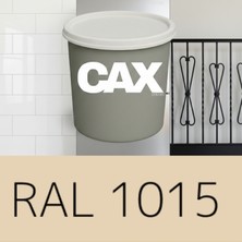 CAXCOLORS Cax 1 Litre Sarı Metal Boyası - Hızlı Kuruyan Pas Önleyici Parlak Boya - Tüm Metal Yüzeyler Için