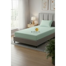 Boreas Home Cozy Ranforce Tek Kişilik Lastikli Çarşaf ve Yastık Kılıfı SETI(100X200)