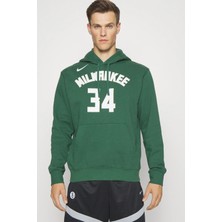 Nike Jordan Giannis Antetokounmpo Milwaukee Bucks Club Erkek Sweatshirt Yeşil