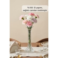 Glamis Selen Concept Linea Damla Model El Yapımı Cam Karanfillik