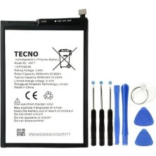 Yedcom Tecno Camon 17 Cg6-Cg7   Batarya Pil Pil Bandıyla Beraber