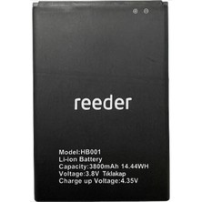 Yedcom Reeder P13 Blue Max  Batarya Pil Pil Bandıyla Beraber