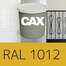 CAXCOLORS Cax 1 Litre Sarı Metal Boyası - Hızlı Kuruyan Pas Önleyici Parlak Boya - Tüm Metal Yüzeyler Için