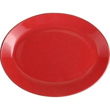 Porland Seasons Kırmızı Kayık Tabak 31CM
