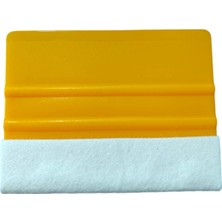 Otohousse Yün Keçeli Kare Ragle Folyo Cam Filmi Çekme Aparatı Sarı