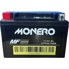 Monero Rks R 250 Akü Ytx9-Bs