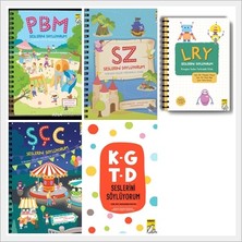 Mirket Yayınları Konuşma Sesleri Farkındalık Seti 5 Kitap Kgtd/lry/pbm/şçc/sz Seslerini Söylüyorum