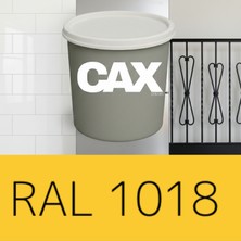CAXCOLORS Cax 1 Litre Sarı Metal Boyası - Hızlı Kuruyan Pas Önleyici Parlak Boya - Tüm Metal Yüzeyler Için