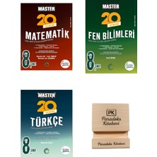 Okyanus Yayınları Okyanus Lgs 8. Sınıf Master 20 Matematik Fen Bilimleri ve Türkçe Denemesi 3lü Set + Telefon Standı