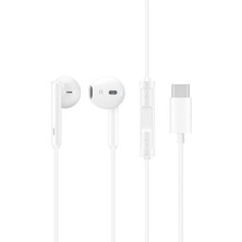 Lucatech iPhone 15 / 16 / 17 ve Tüm Samsung Modelleri ile Uyumlu Type-C Kulaklık