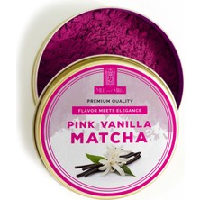 Mel and Mira Pink Vanilla Matcha 25G, Vanilya Aromalı Pembe Matcha | Doğal Pancar Renklendirici