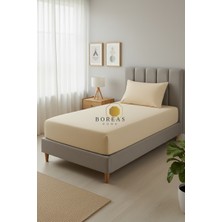 Boreas Home Cozy Ranforce Tek Kişilik Lastikli Çarşaf ve Yastık Kılıfı SETI(100X200)