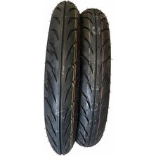 Duro HF918 100/90-14 57P + 90/90-14 46P Tubless Motosiklet Lastiği Takım 2025