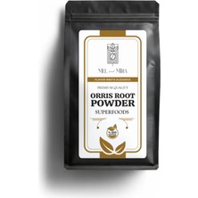 Mel and Mira Organik Orris Kökü Tozu 100G, Premium Orrik Root Powder, Organik | Vegan | Katkısız