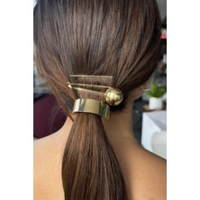Kokoş Altın Renk Lastik ve Tel Toka Set (Tel Toka Modeli 2.görseldeki Gibidir)