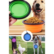 Gampus Portatif Mama Kabı Katlanabilir Evcil Hayvan Su Kabı