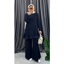 Nisum Moda Ispanyol Paça Pantolonlu Ikili Takım