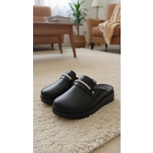 Stil Shoes Taşlı Ortopedik Yumuşak Hafif Taban Önü Kapalı Günlük Anne Kadın Terlik 3103