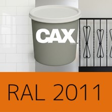 Cax 1 Litre Turuncu Metal Boyası - Hızlı Kuruyan Pas Önleyici Parlak Boya - Tüm Metal Yüzeyler Için