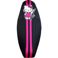 Gogo 3D Üniversal Koltuk Kılıfı Siyah Hello Kitty