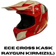 MTS Mph Ece Cross Kask Kırmızı(L)