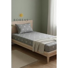 Boreas Home Fiyonk Ranforce Tek Kişilik Lastikli Çarşaf ve Yastık Kılıfı SETI(100X200)