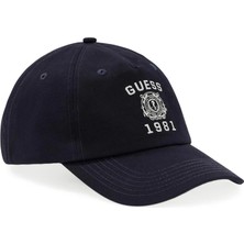 Guess Baskılı Beyzbol Erkek Lacivert Şapka M6RZ08WK790-G7V2