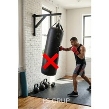 FS GRUP | Kum Torbası Aparatı 150 Kg Kapasiteli Duvara Monte Sağlam Metal Askı