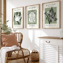 Pam Studio 3’lü Matisse Picasso Poster Seti – Modern Abstrakt Çizim ve Sanat Tablo Dekoru