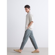 Lc Waikiki Yeni Sezon Rahat Kalıp Keten Görünümlü Erkek Pantolon