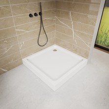90X90 Kare Monoblok Duş Teknesi H:12 cm