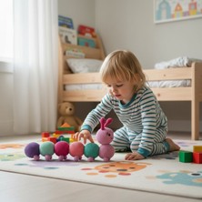 Ellayda Amigurumi Tırtıl Oyuncak Sevimli Bebek Hediyesi